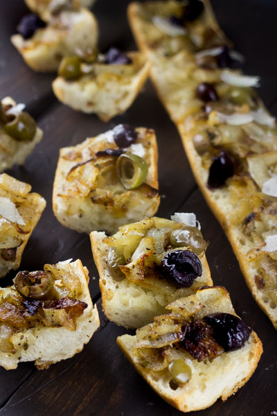 Caramelized Onions & Olives Appetizer