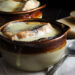 Classic French Onion Soup with caramelized onions & melted french cheese. Comfort Soup at its finest!